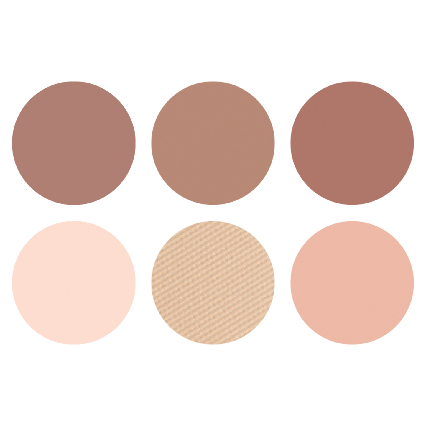 Six Well Powder Contour Palette